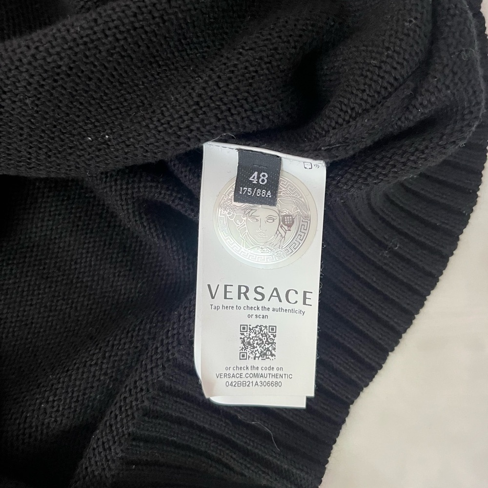 Versace Knit Logo Sweater- Men’s View 4